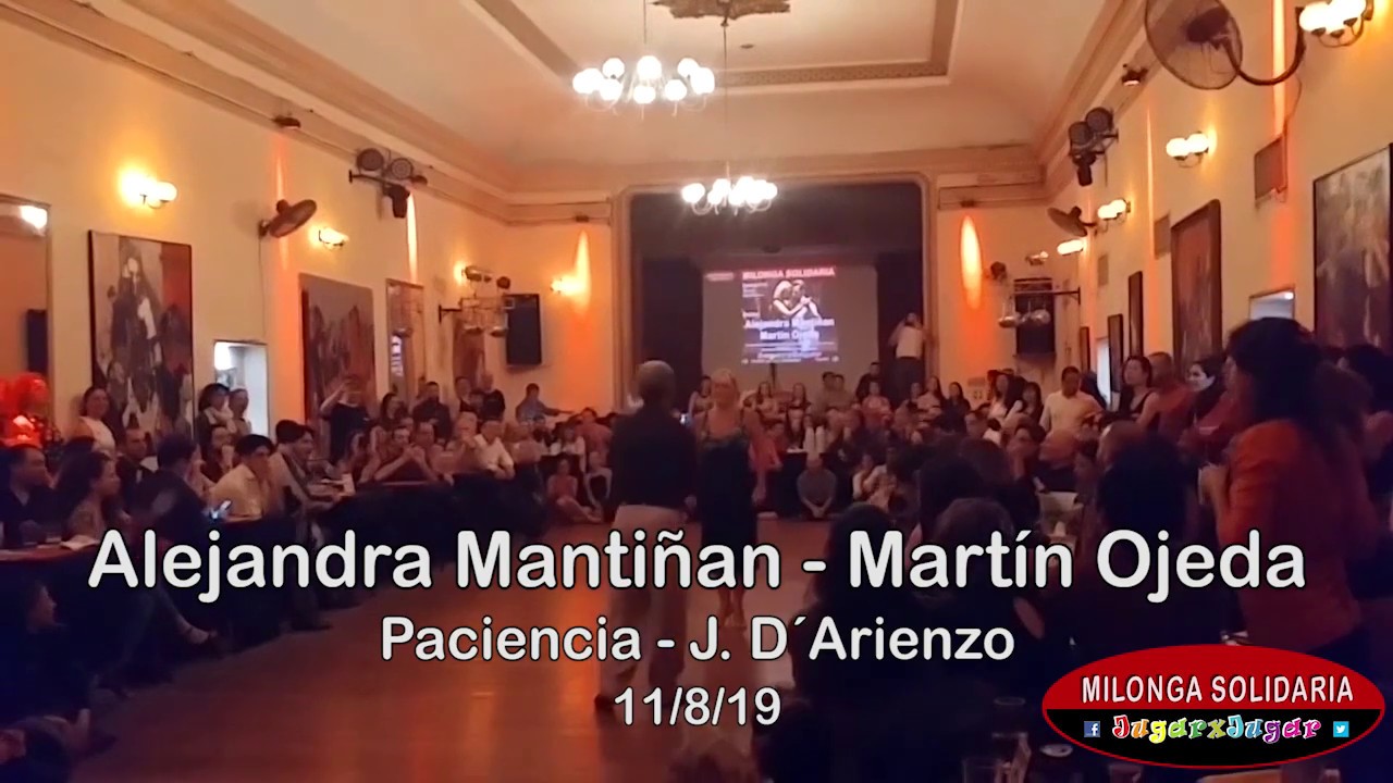 Alejandra Mantiñan y Martín Ojeda T2. Milonga Solidaria JugarxJugar. 11/8/19
