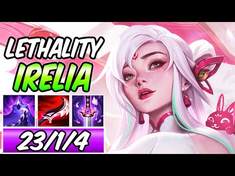 S+ FULL LETHALITY IRELIA MID | MYTHMAKER LEGENDARY GAMEPLAY | New Build & Runes | League of Legends