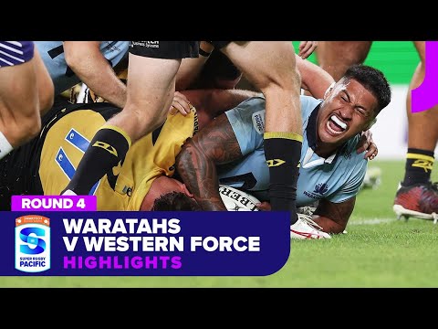 Waratahs v Western Force Highlights