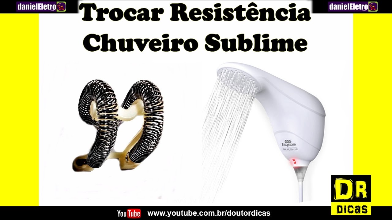 Como trocar resistência da Ducha Zagonel Sublime - Doutor Dicas