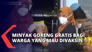 Download lagu Upaya Percepatan Vaksinasi Covid-19 di Sejumlah Wilayah, Uniknya Warga Dapat Minyak Goreng Gratis mp3