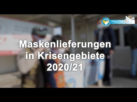 Luftfahrt ohne Grenzen Wings of Help verteilt Atemschutzmasken gegen das Coronavirus