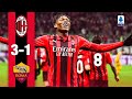 Giroud, Messias, Leão: benvenuto 2022 | Milan-Roma 3-1 | Highlights Serie A