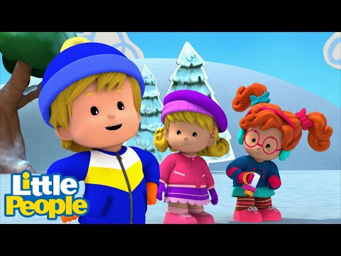 Little People | Ep 18 | Acting Icy Can Be Dicey! // Never Too Late to Listen! - Kids TV Series, Kingdom Kids Zone - Little People - Fisher Price