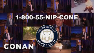 Got Conan Nipple Trauma Call The Law Offices Of Gerd & Gerd | CONAN on TBS