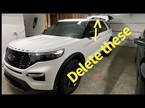 2020 - 2024 Ford Explorer headliner removal and roof rail delete install.  #explorerst