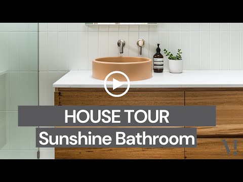 HOUSE TOUR- Modern Terrazzo Bathroom with Melissa Lunardon
