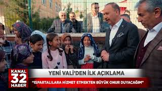 YENİ VALİDEN İLK AÇIKLAMA