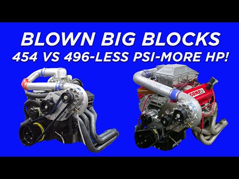 HOW TO BUILD BETTER BBC BOOST-VORTECH 454 VS VORTECH 496-HOW TO MAKE MORE POWER WITH LESS BOOST!