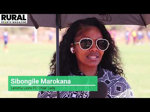 Sibongile Marokana Chair-Lady Of Lerumo Lions FC In The Nort-West ABC Motsepe League.