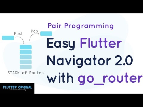 Flutter Navigator 2.0 made easy with
go_router