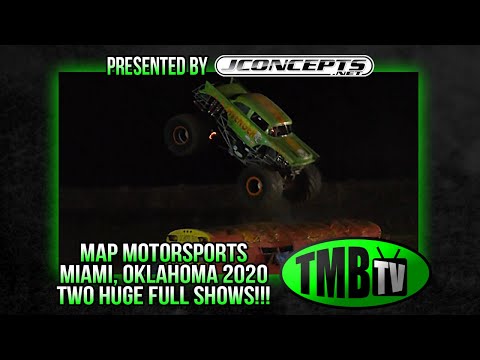 TMB TV Monster Trucks - Miami, OK 2020 TWO FULL SHOWS! *Re-Upload*