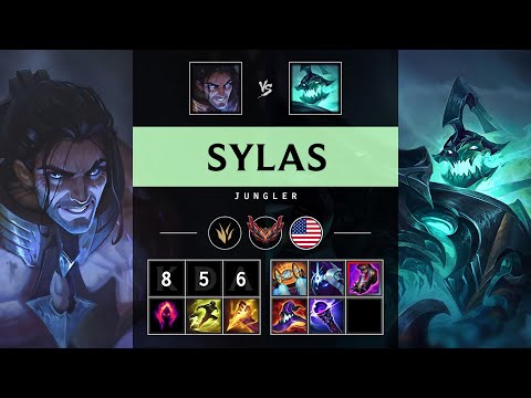 Sylas Jungle vs Hecarim - NA Grandmaster Patch 25.13