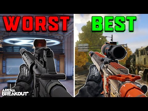 WORST vs BEST 5.56 Weapon CHALLENGE ! | Arena Breakout