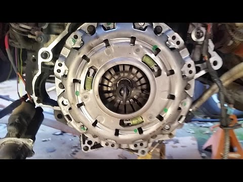 How to install clutch 2005 Saturn Ion Self Adjusting Clutch without special tools
