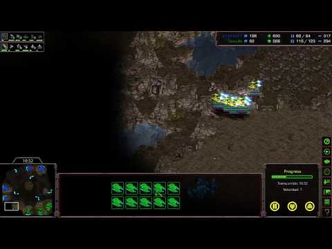 Jaedong (Z) vs GoooJIla (P) en Aztec 1/2 - StarCraft BroodWar REMASTERED