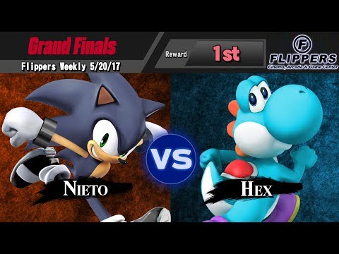 Flippers Weekly 5/20/17 - Grand Finals - Nieto (L)  (Sonic) vs. Hex (W) (Yoshi) - Smash 4
