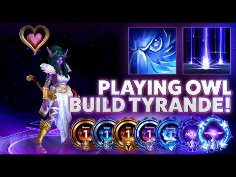 Tyrande Starfall - PLAYING OWL BUILD TYRANDE! - Bronze 2 Grandmaster S2 2022