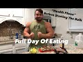 Full Day of Eating during this Health Phase before starting the Bulk
