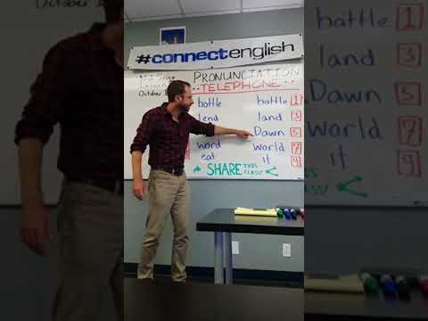 Connect English Pronunciation Telephone, Volume 13 - La Jolla Campus