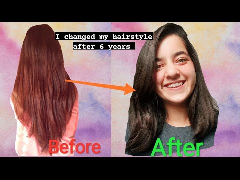 I changed my hairstyle after 6 years /vlog-7/AV07