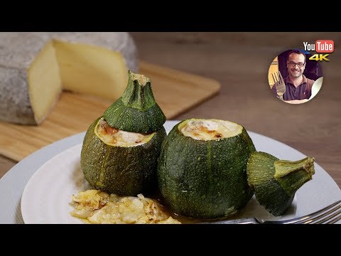 Stuffed Zucchini with Savoie Tomme and Chicken