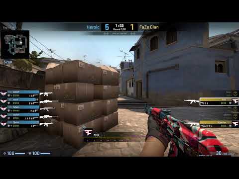 CS:GO POV Demo FaZe NiKo (25/15) vs Heroic (de_mirage)