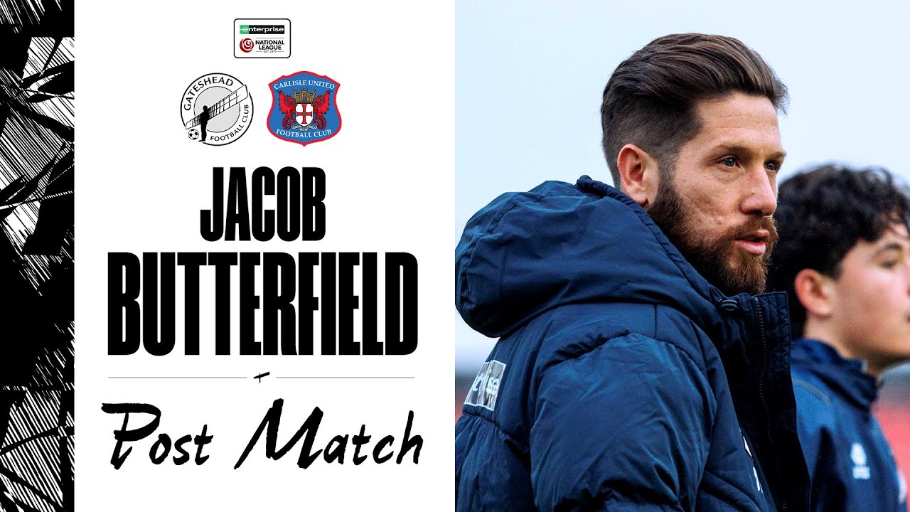 💬 “Another disappointing one” | Jacob Butterfield post-Carlisle Utd (H) | POST-MATCH
