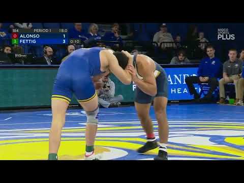 Brock Fettig vs. David Alonso (184lbs) FULL MATCH | 2025-26 Big 12 Wrestling