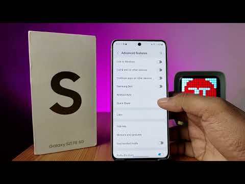 How to enable One Handed Mode in Samsung Galaxy S21 FE 5G
