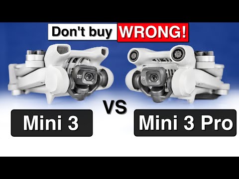 Complete comparison DJI Mini 3 Pro vs DJI Mini 3 - Watch before you buy!