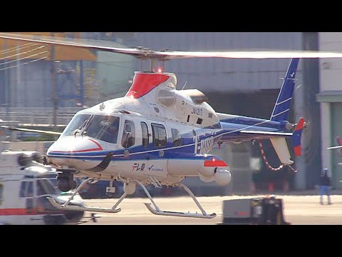 TV Tokyo Bell430 JA121T Two Takeoffs and Landings