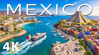Mexico 4K 🇲🇽 | Cancun Beaches, Tulum Ruins & Caribbean Paradise Escape - VIDEO 4K UHD