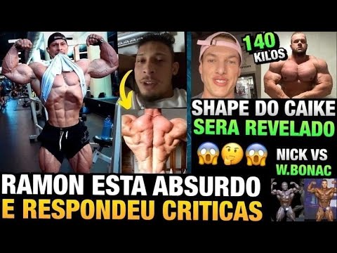 RAMON MOSTRA SHAPE INSANO E RESPONDE CRITICAS - CAIKE VAI MOSTRAR O SHAPE - WILLIAM COM 140KG E MAIS