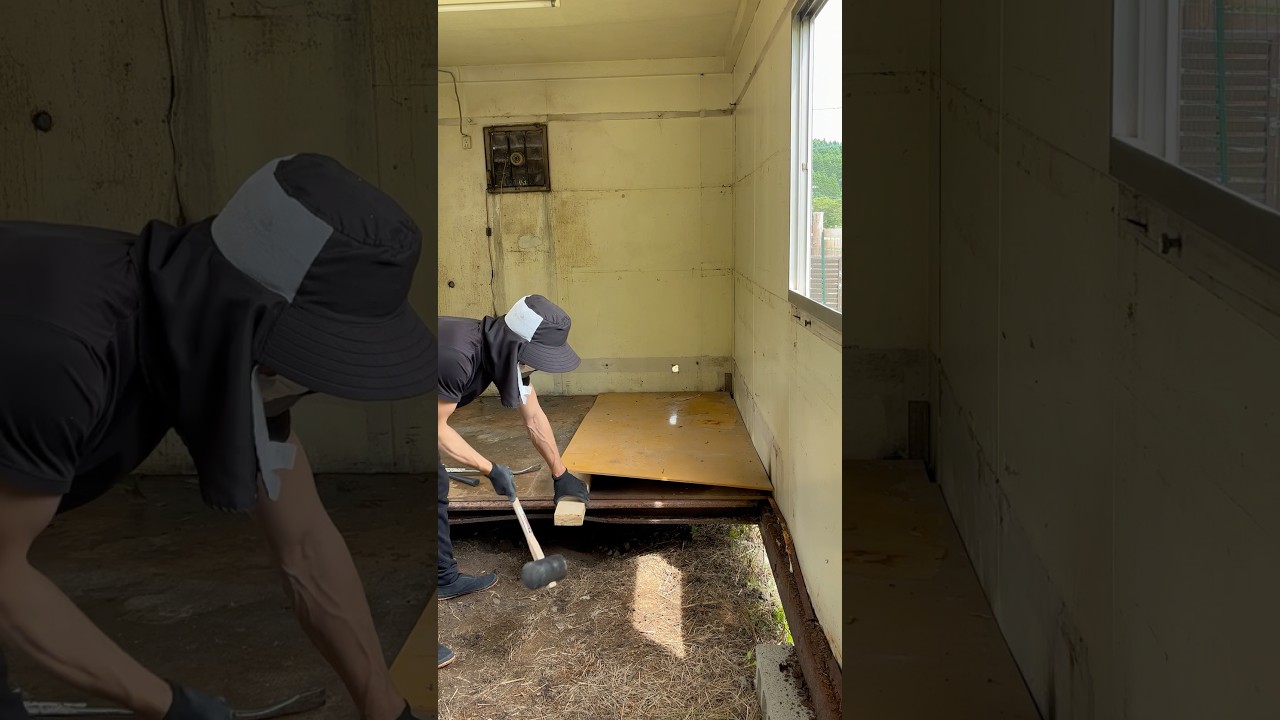 バールを使わない釘抜き #解体