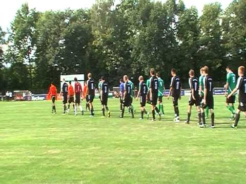 VfL   Eibach 1 HZ Einlaufen der Teams