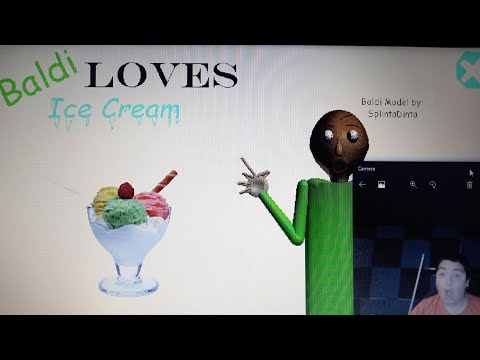 BALDI LOVES ICE CREAM!!! (Baldi's Basics Mod)