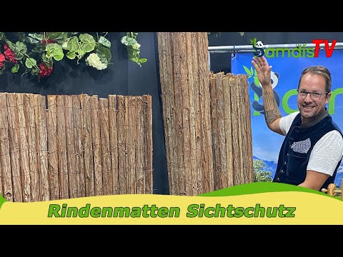 Rindenmatten - rustikaler Sichtschutz und mehr! 🪵