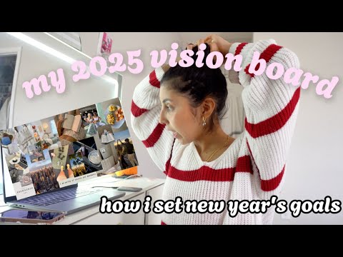 manifestation and goal setting 🏋🏻💅🏽🍳💋💞 create my/your 2025 vision board with me