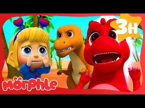 Giant T-Rex Battle! 🦖 | Morphle | Dinosaur Cartoons | Fun Kids Videos