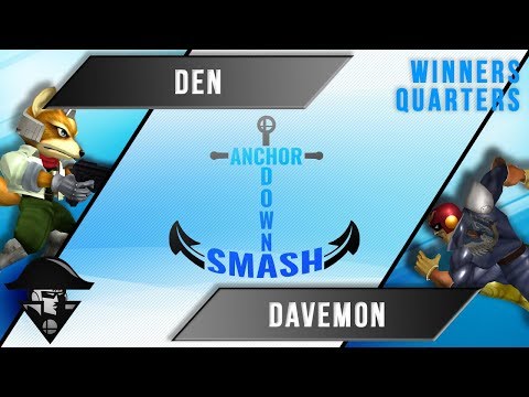 ADS 8 - Melee Singles - Den (Fox) VS Davemon (Captain Falcon) - Winners Quarterfinals