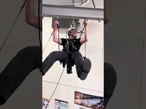 Irata / Sprat L1 Aid Climb (fixed anchor points) with CMC Boost Foot Loops for Rope Access