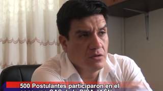 preview picture of video '500 POSTULANTES PARTICIPARON EN EL CONCURSO CAS  DE LA DISA  JAEN'