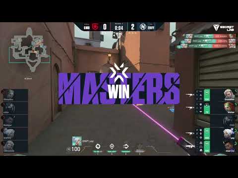 Gambit vs Team Envy -VALORANT Masters: Berlin - Finals Map 1(ENVY yay takes the 2nd round with [4k])