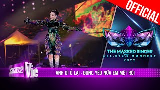Thảo Trang live cực sung Anh Ơi Ở Lại, Đừng Yêu Nữa Em Mệt Rồi | The Masked Singer All-Star 2022