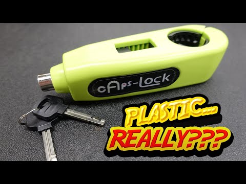 (1521) CapsLock Motorcycle Lock