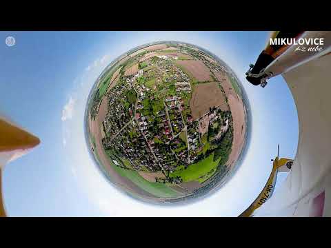 Letecké video Mikulovice z nebe