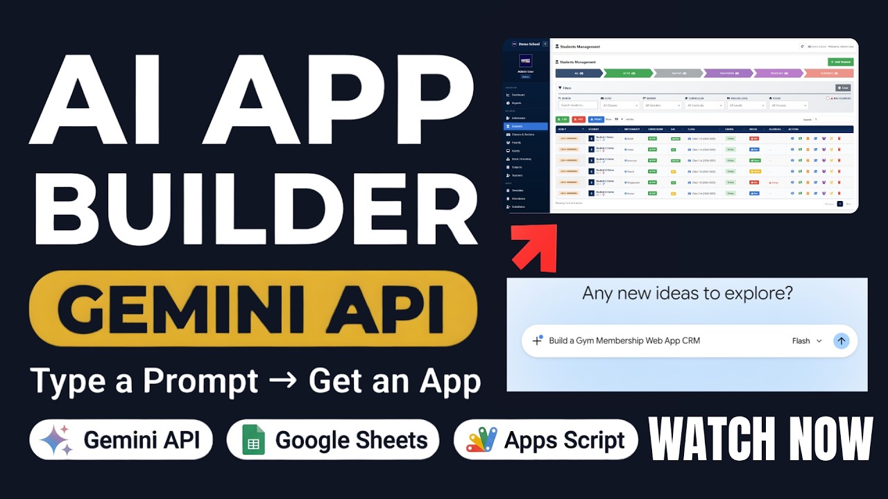 Build Any App in Seconds Using Gemini API … | Rameez Scripts