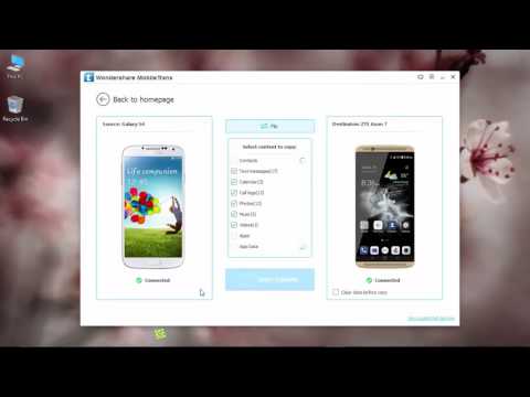 One-click to Move All Content from Old Android Phone to ZTE Axon 7