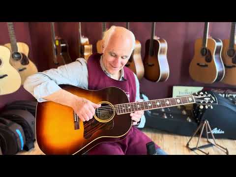 Atkin ADJ38 Slope Shouldered Dreadnaught Sunburst Baked Sitka / Indian Rosewood